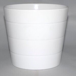 Ikea Kardemumma White Ceramic Planter
